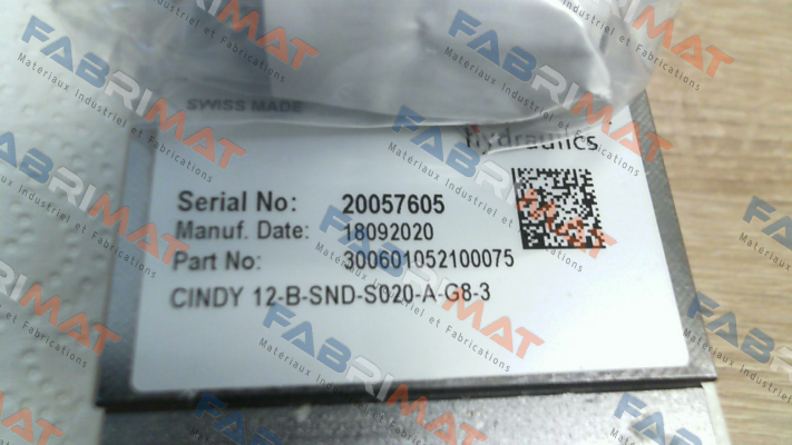 Bucher-P/N: 300601052100075, Type: CINDY 12-B-SND-S020-A-G8-3 price