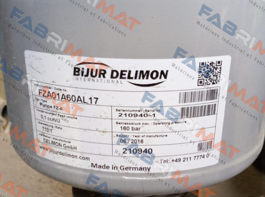 Bijur Delimon-FZA01B60AL17 price