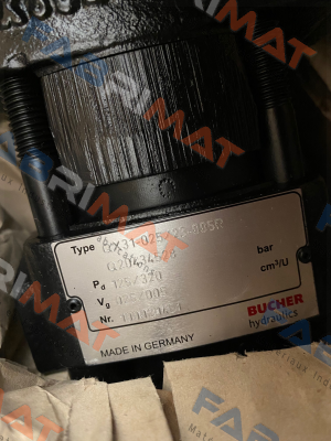Bucher-100020451, QX31-025/23-005R price