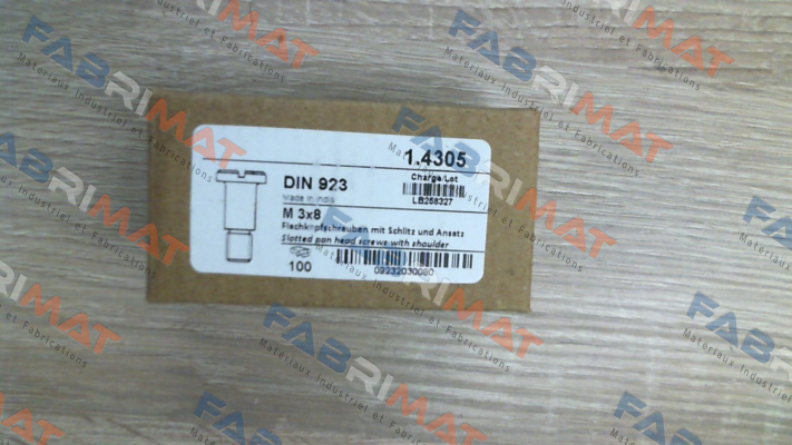 Fabory-51209.030.008 (pack x100) price