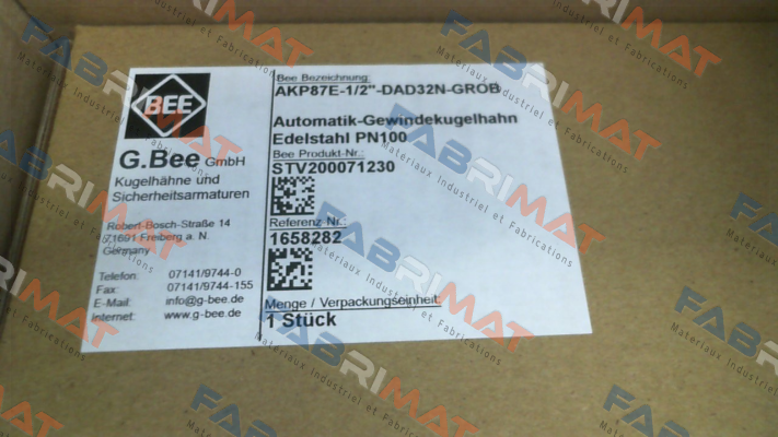 BEE-AKP87E-1/2-DAD32N- GROB price