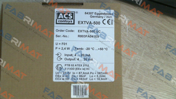 ACS CONTSYS-ExTVA-500-UC price