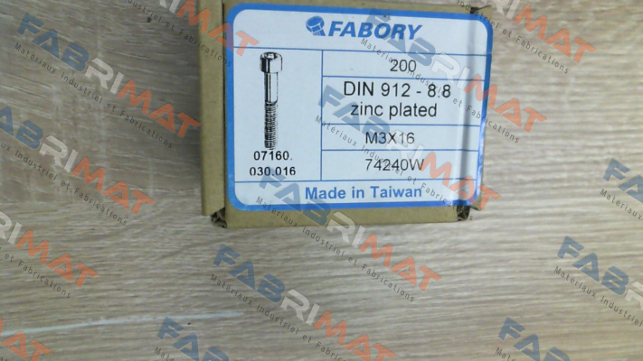 Fabory-07160.030.016 (pack x200) price