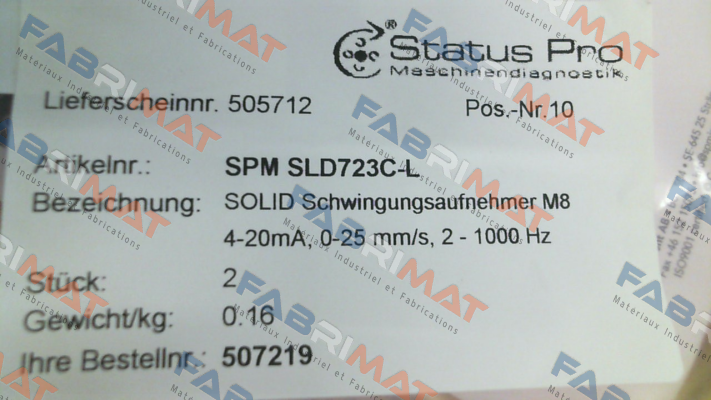 SPM Instrument-SLD723C-L price