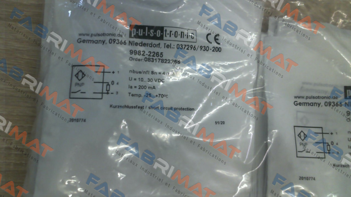 Pulsotronic-08317822265 / KJ4-M12MN50-DPS-V2 price