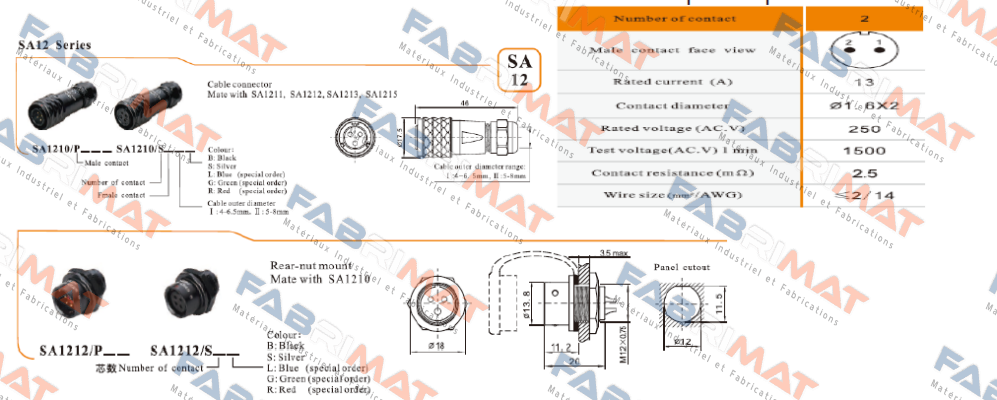 Weipu-SA1212/P2S price