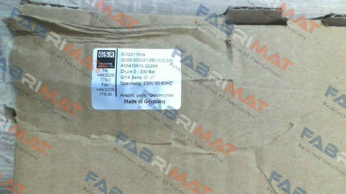 GSR-G055.000047.090.002.039, Type: A55410615.322XX price