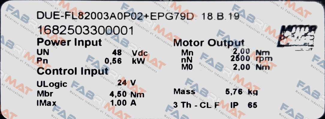 Motor Power-EPG79.2.18.0.0.B.19 N OEM price
