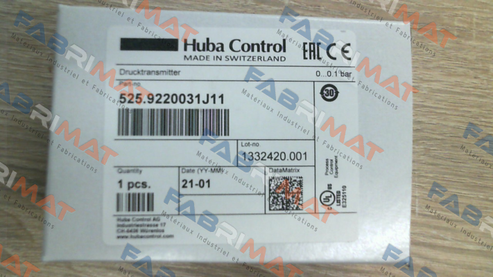 Huba Control-525-922-00-3-1-j11 price