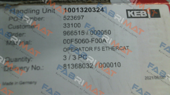 LAIPPLE KEB-00F5060-F00A price