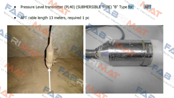 HANLA LEVEL-PL-40-I "B"  price