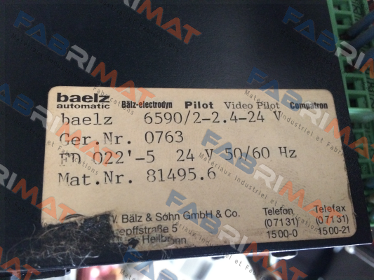 Baelz-6590-0222 price