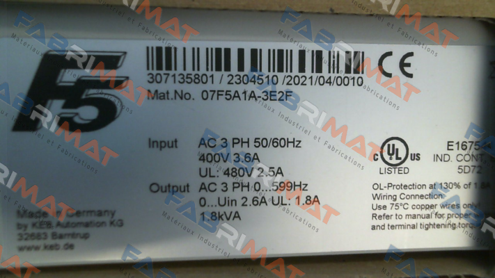 LAIPPLE KEB-07F5A1A-3E2F price