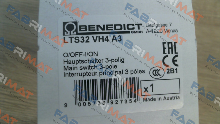 Benedict-LTS32 VH4 A3 price