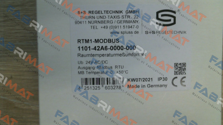 S+S REGELTECHNIK-1101-42A6-0000-000 price