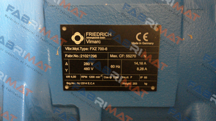 Vimarc-p/n: 00200036 type: FXZ 700-6 price