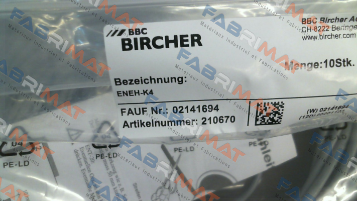 Bircher-P/N: 210670, Type: ENEH-K4 price
