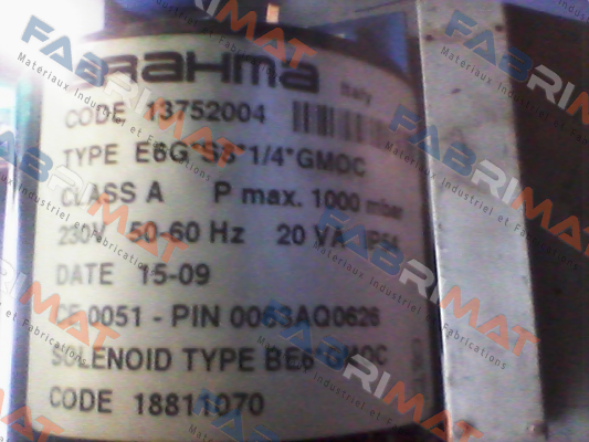 Brahma-E6G*S8 R1/4" B/BE6*GMOC (81.00110) (stock) price