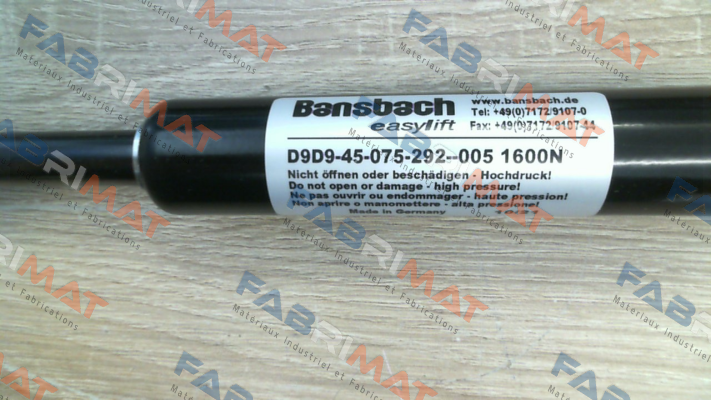Bansbach-D9D9-45-075-292--005/1600N price