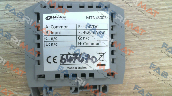 Monitran-MTN/8006 price