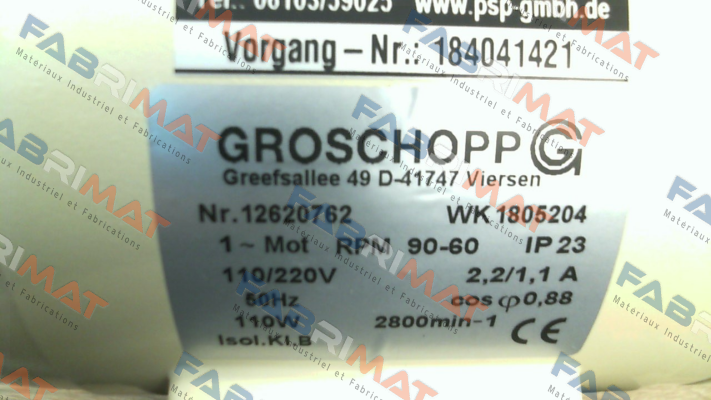 Groschopp-VE31-D-L-25-S i= 10:1, WK 1805204 price