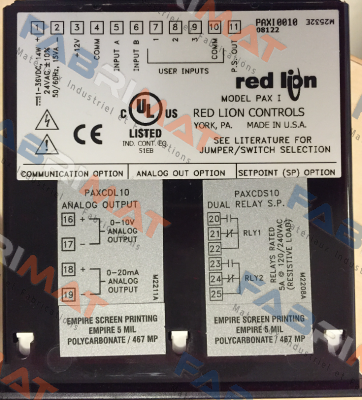 Red Lion-PAX10010 Obsolete, replaced by PAXI0020 and PAXI0030  price