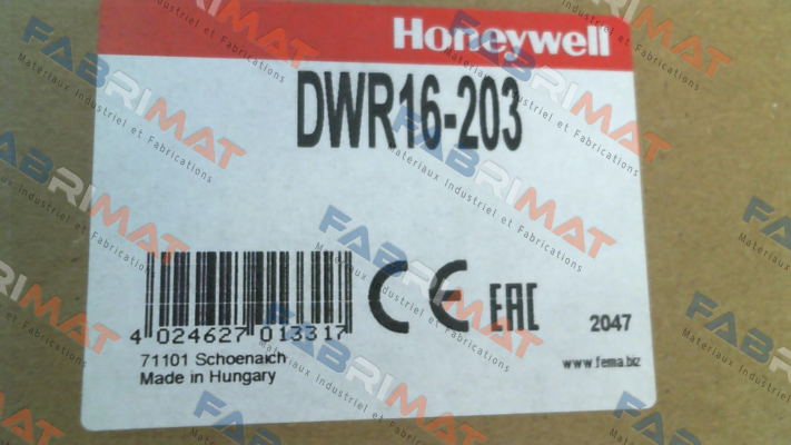 FEMA-DWR16-203 price