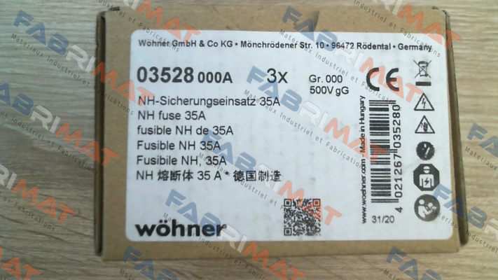 Wöhner-03528 (pack x3) price