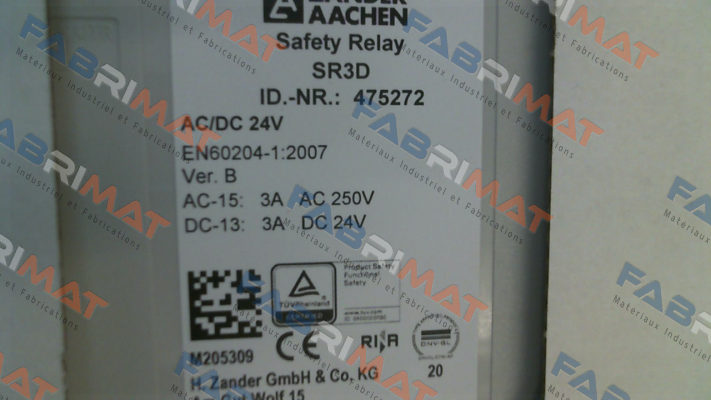 ZANDER AACHEN-475272 / SR3D AC/DC 24V price
