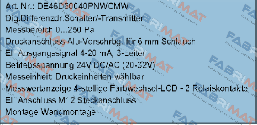 Fischer-DE46D60040PNWCMW  price