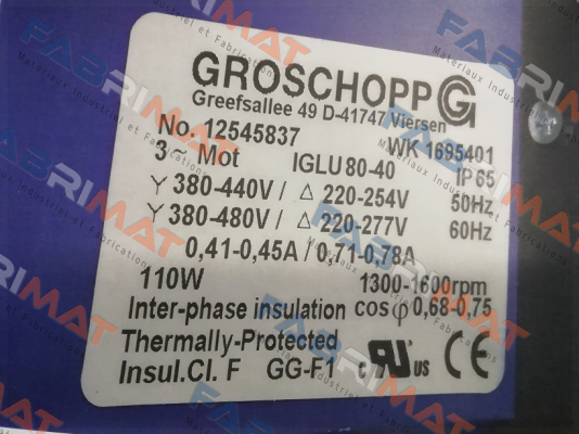 Groschopp-IGLU 80-40 (WK 1695401) price