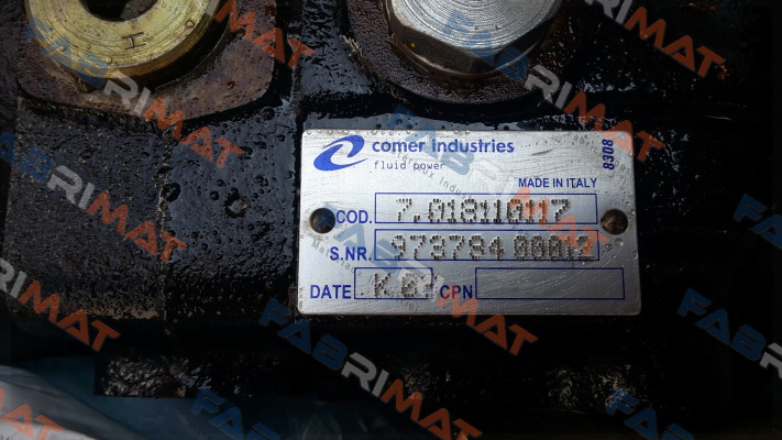 Comer Industries-Cod: 7.013110117 obsolete / replaced by PMV011S1N00A025R1005S000000  price