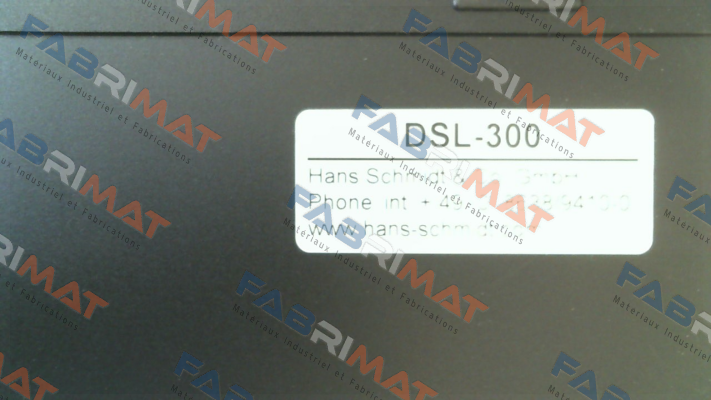 Hans Schmidt-DSL-300 price
