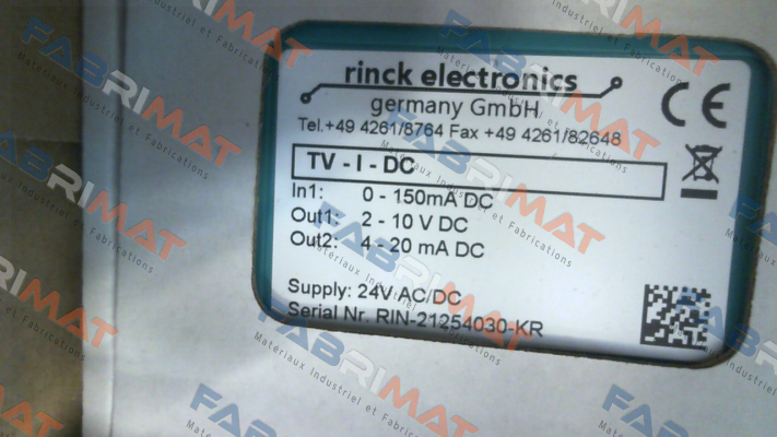Rinck Electronic-TV-I-DC 150Ma price