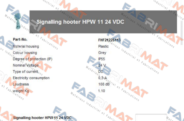 FHF-FHF21225113 price