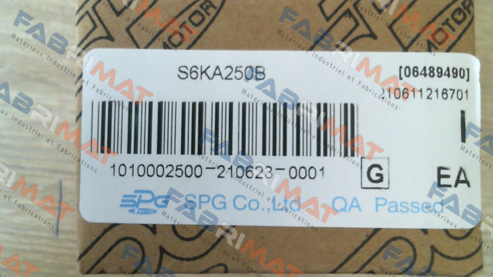 Spg Motor-S6KA250B price