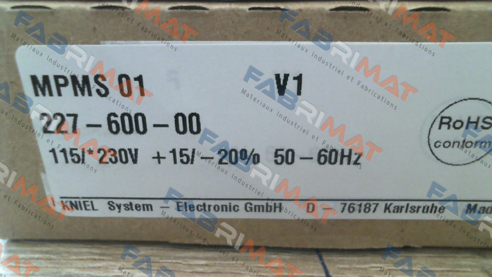 Kniel-MPMS 01 price