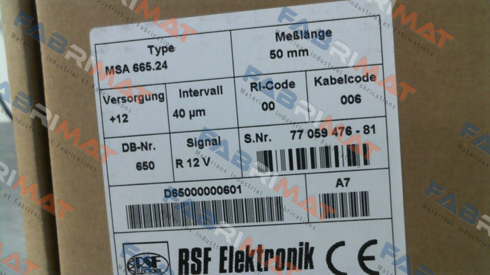 Rsf Elektronik-MSA 665.24 price