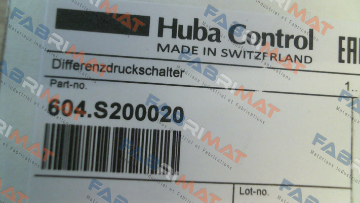 Huba Control-604.S200020 price