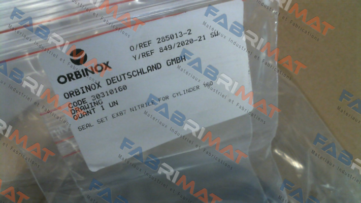 Orbinox-O-ring set for for pneumatic cylinder type C160 price