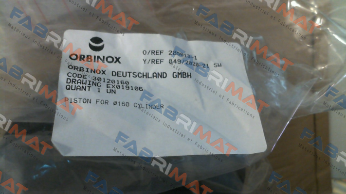 Orbinox-Plunger for pneumatic cylinder type C160 price