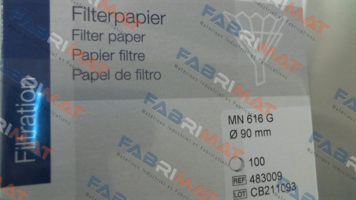 Macherey Nagel-MN 616 G  Ø 90 мм (1x 100 pcs) price