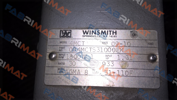 Winsmith-WINS-004MCTS31000EK  price