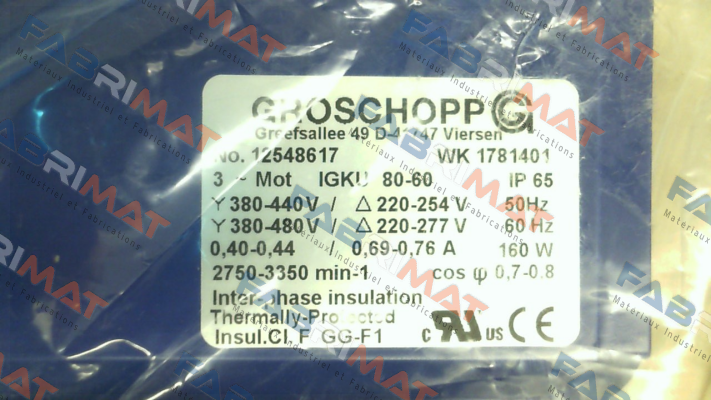 Groschopp-IGKU 80-60 price