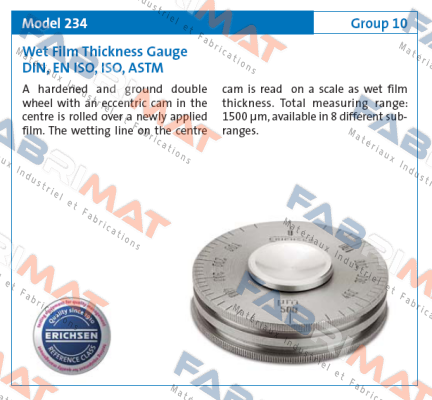 Erichsen-Model 234 R/I price