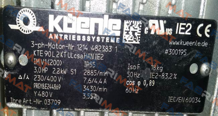 Küenle-KTE 90 L 2 KT ULCSA HAN IE2     price