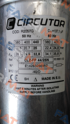 Circutor-R2057G   CLZ-FP 44/25N price