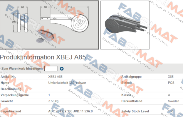 FlexLink-XBEJ A85 price