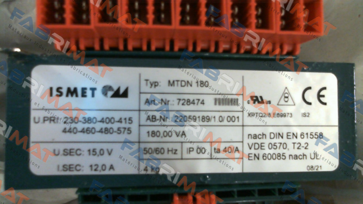 Ismet-728474 MTDN 180 price