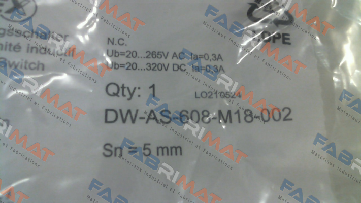Contrinex-220-220-218 / DW-AS-608-M18-002 price